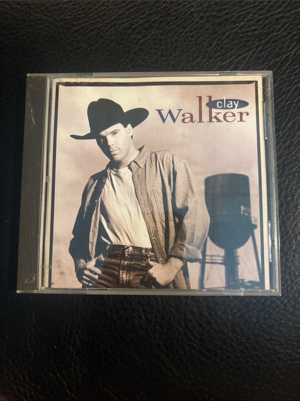 adidas sepia-tone CD with cowboy artwork